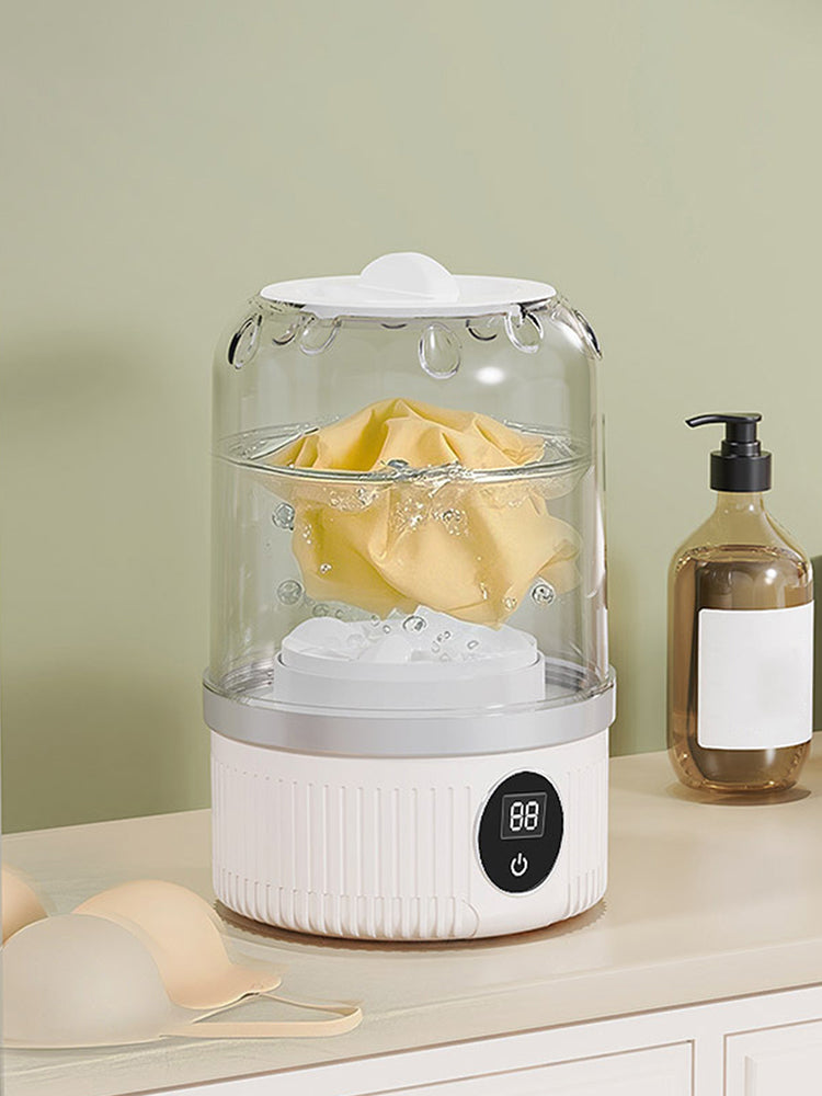 Mini Lave-Linge Portable Sans Fil pour Sous-Vêtements et Soutien-Gorge