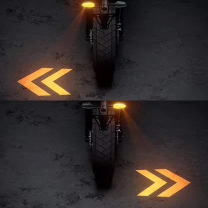 Clignotants LED Moto Haute Visibilité avec Projection de Sécurité au Sol BN