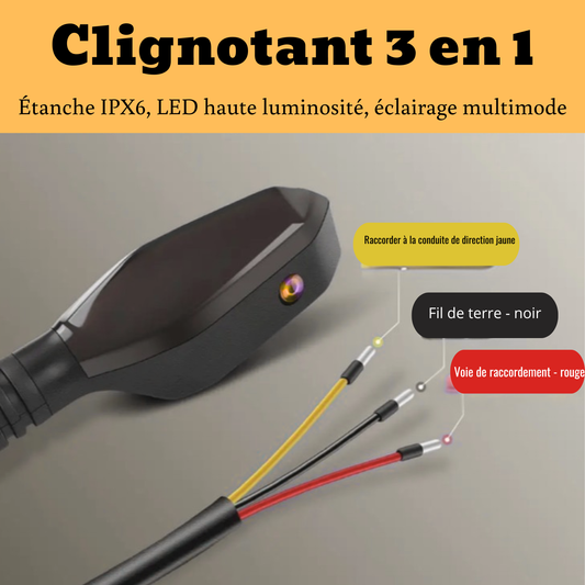 Clignotant LED Projection Sol – Moto